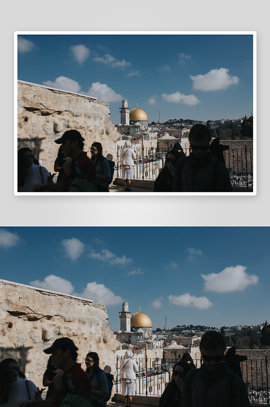耶路撒冷旅游风景画图片