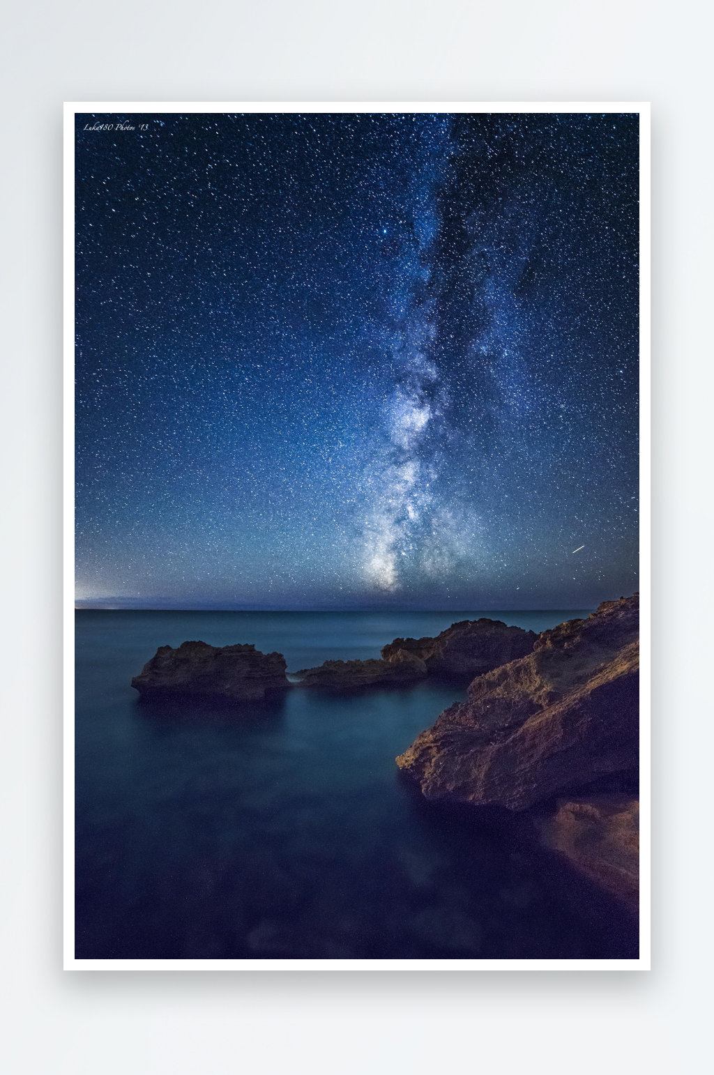 唯美大气夜空星空风景画图片素材