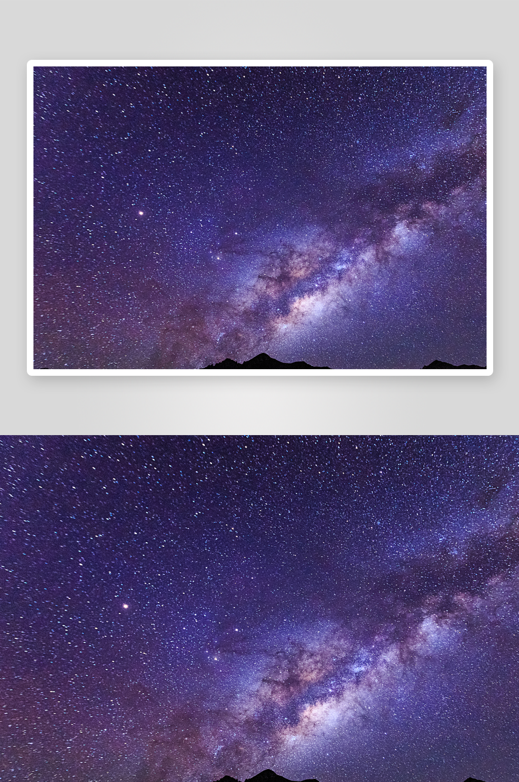 高清夜空星空风景画图片素材素材