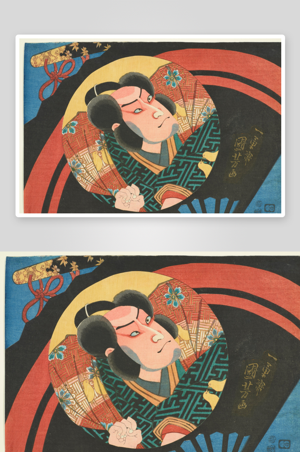歌川国芳版画装饰画素材