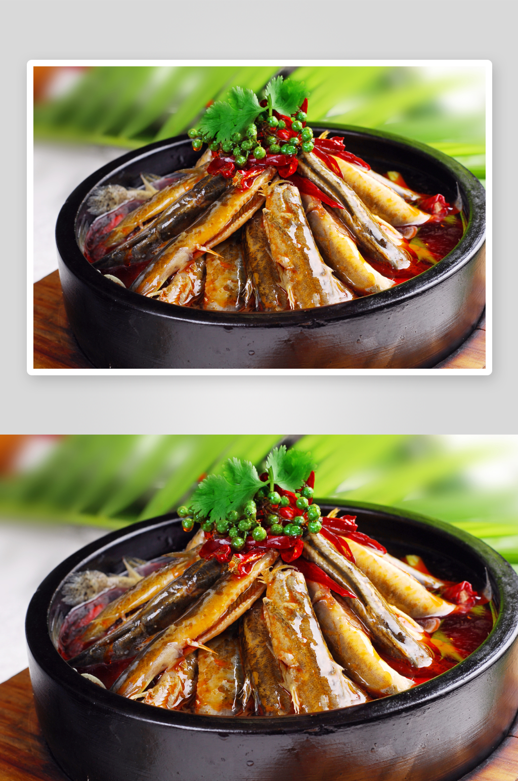 煲仔锅菜品石锅泥鳅素材