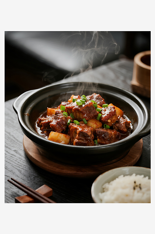 红烧排骨美食图片素材