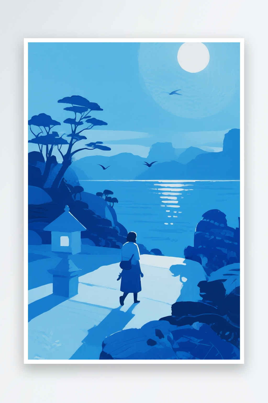 蓝色海洋海景风光图片素材