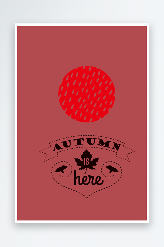 矢量植物树叶底纹背景素材-众图网