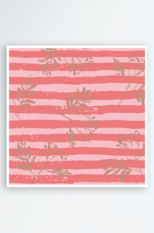 矢量植物树叶底纹背景-众图网