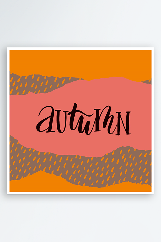 矢量树叶底纹背景-众图网