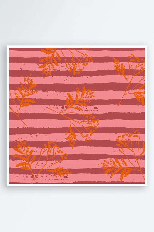 矢量树叶底纹背景模版素材-众图网