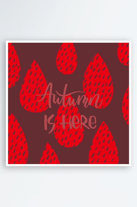 矢量树叶底纹背景模版素材-众图网