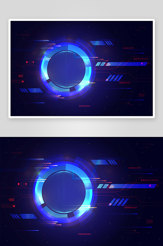 矢量动感线条科技背景-众图网