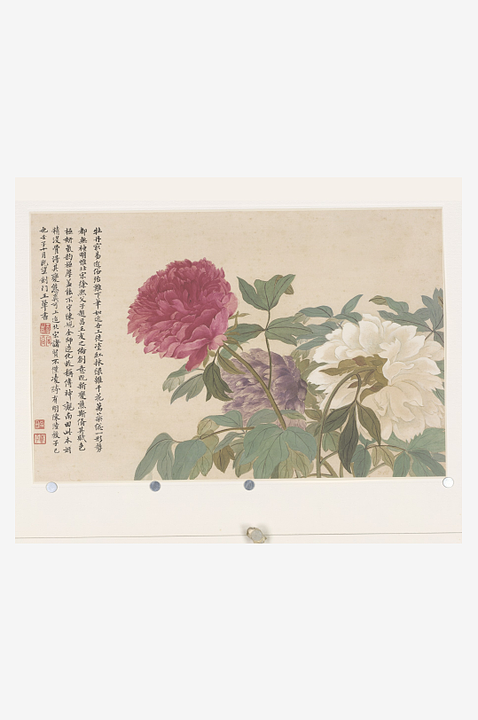 恽寿平山水墨风景装饰画图片素材-众图网