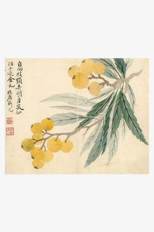 恽寿平山水墨风景装饰画-众图网