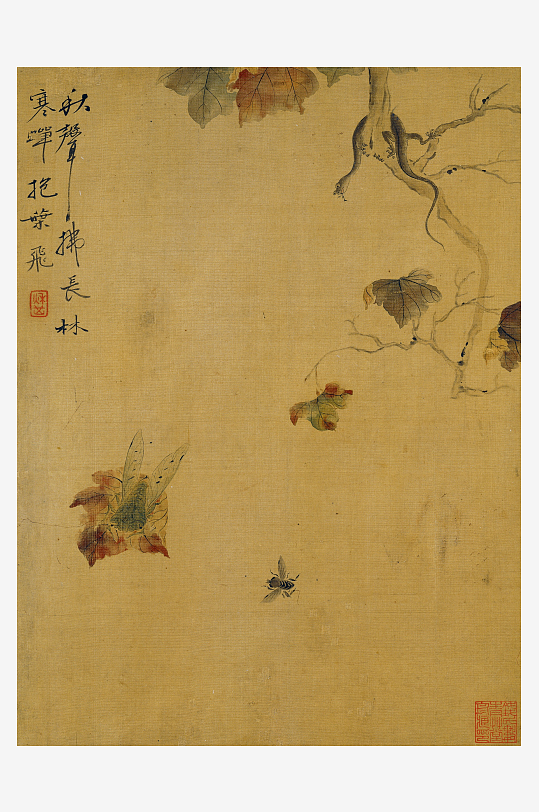 恽寿平山水墨风景装饰画-众图网