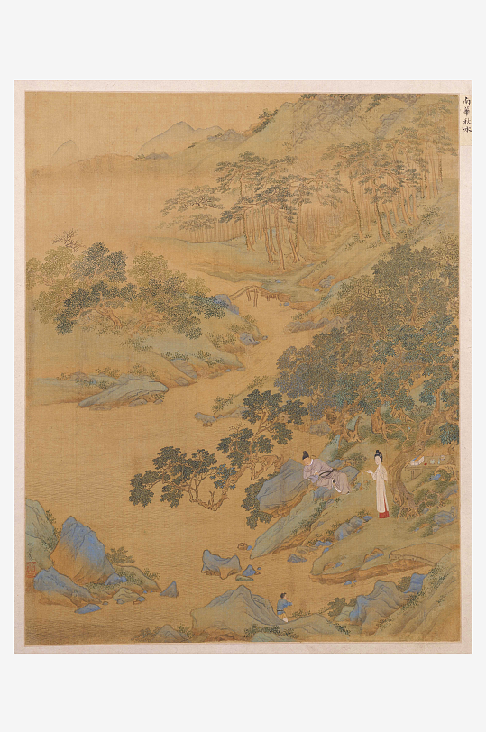 仇英作品古风风景画字画图片-众图网