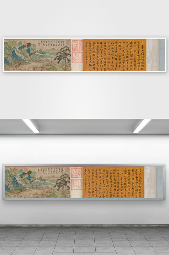 仇英作品古风风景画字画图片-众图网