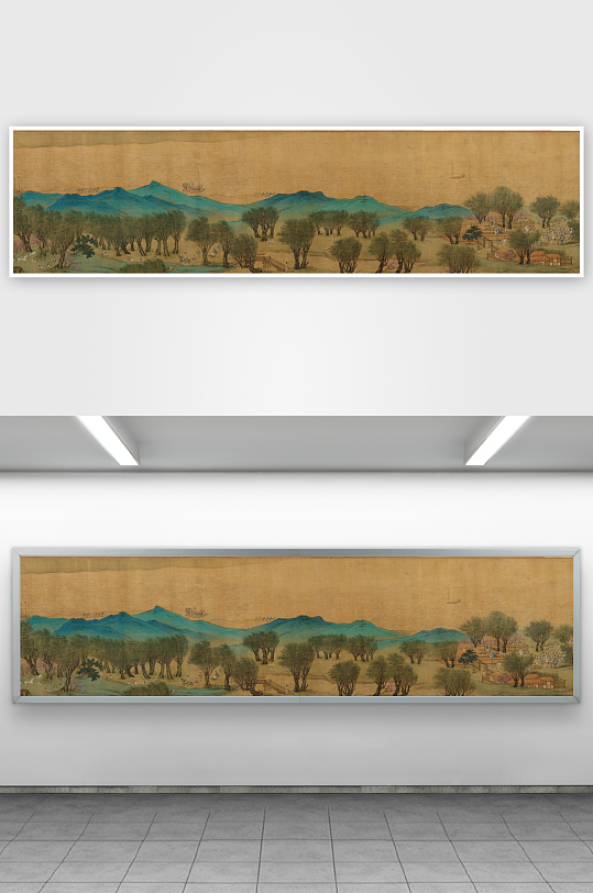 仇英作品古风风景画字画图片-众图网