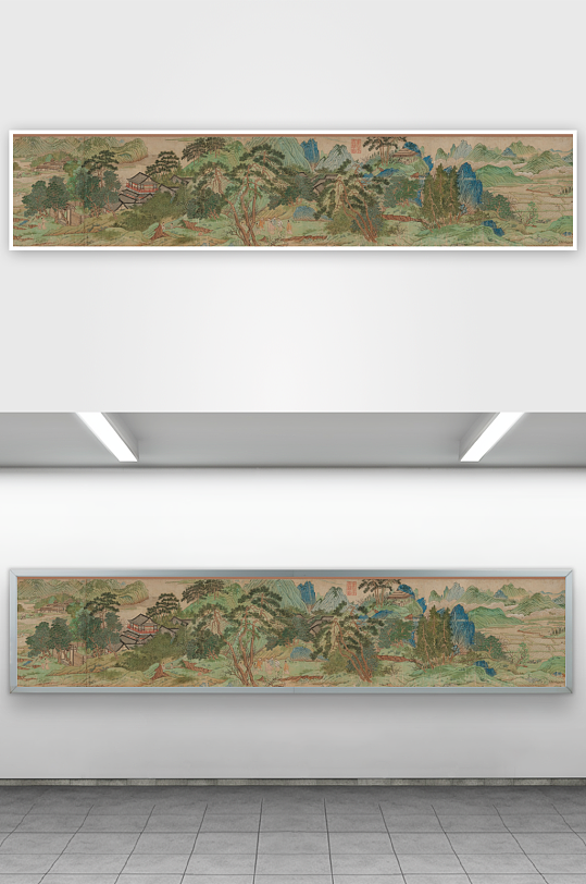 仇英作品古风风景画字画图片-众图网