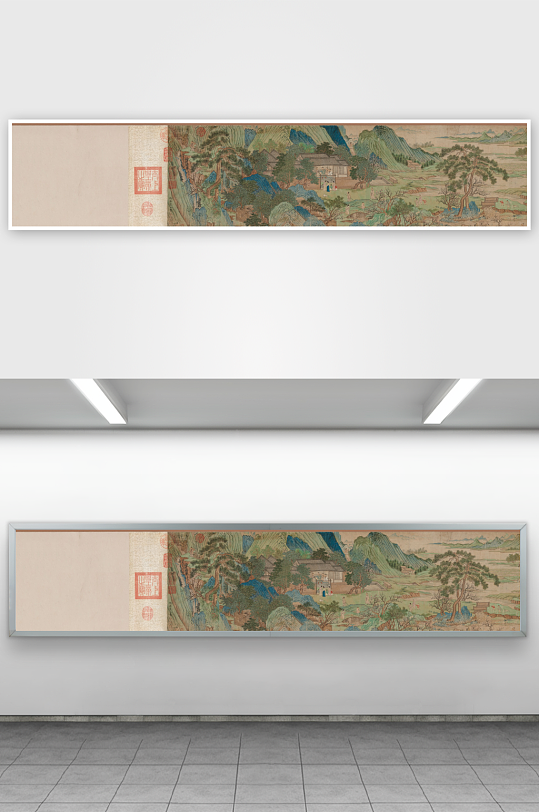 仇英作品古风风景画字画图片-众图网