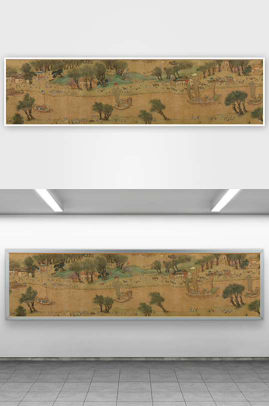 仇英作品古风风景画字画装饰画-众图网