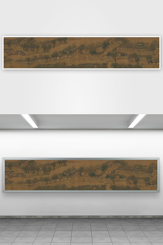 仇英作品古风风景画字画装饰画-众图网