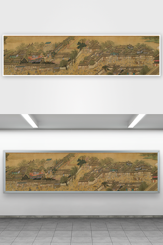 仇英作品古风风景画字画装饰画-众图网