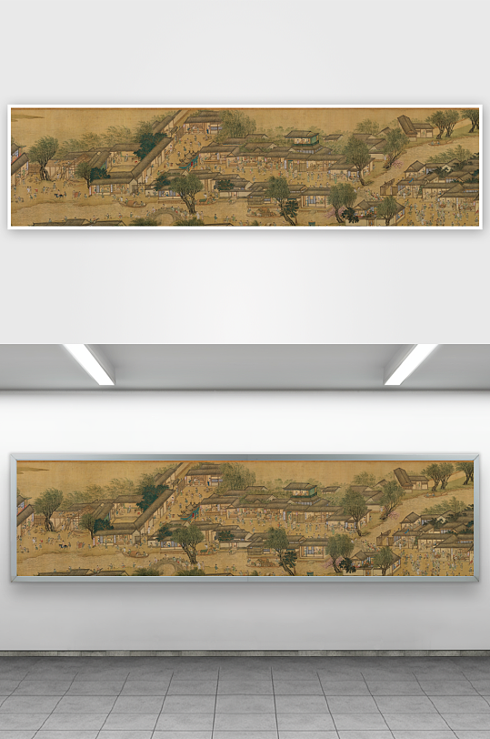 仇英作品古风风景画字画装饰画-众图网