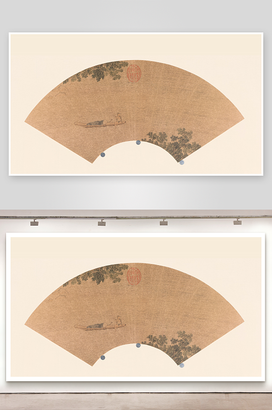 仇英作品古风风景画字画装饰画图片-众图网