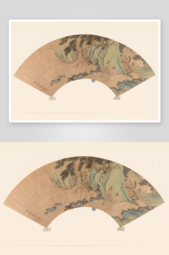 仇英作品古风风景画字画装饰画图片-众图网