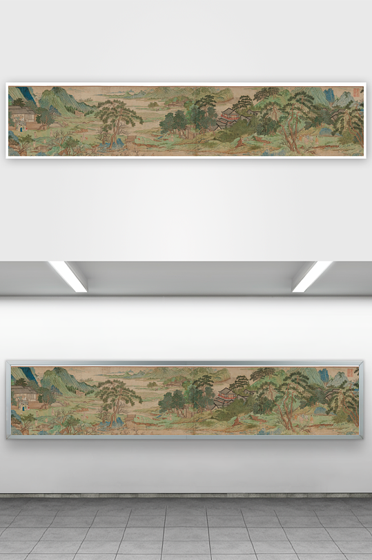 仇英作品古风风景画字画图片-众图网