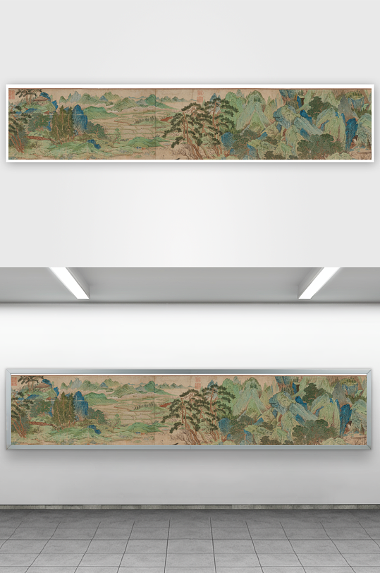 仇英作品古风风景画字画图片-众图网