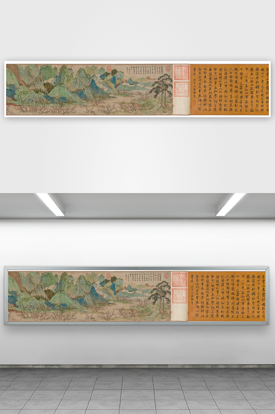 仇英作品古风风景画字画图片-众图网