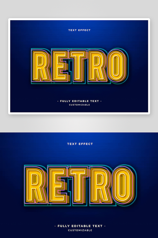 3D立体EPS艺术字效果-众图网