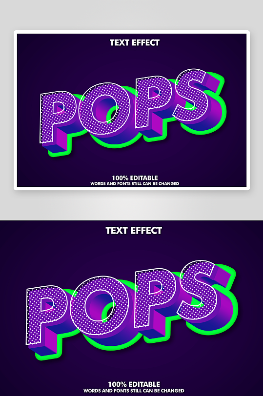 3D立体EPS艺术字-众图网