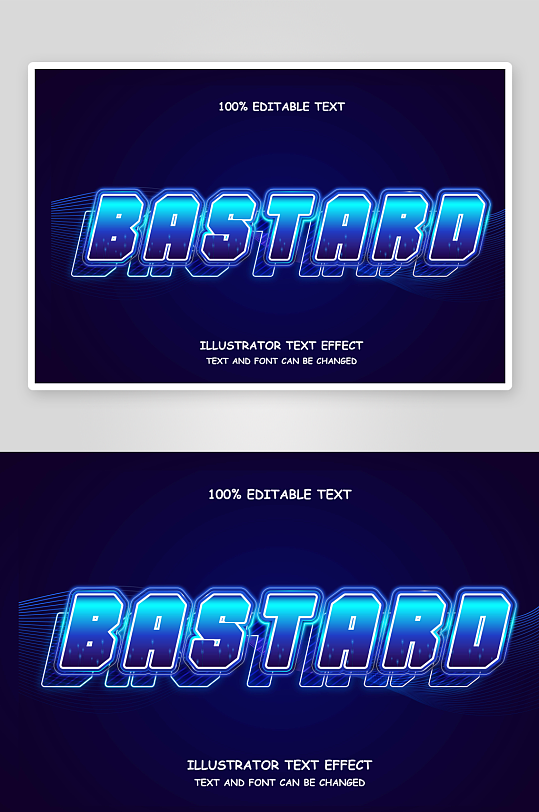 3D立体EPS艺术字效果-众图网