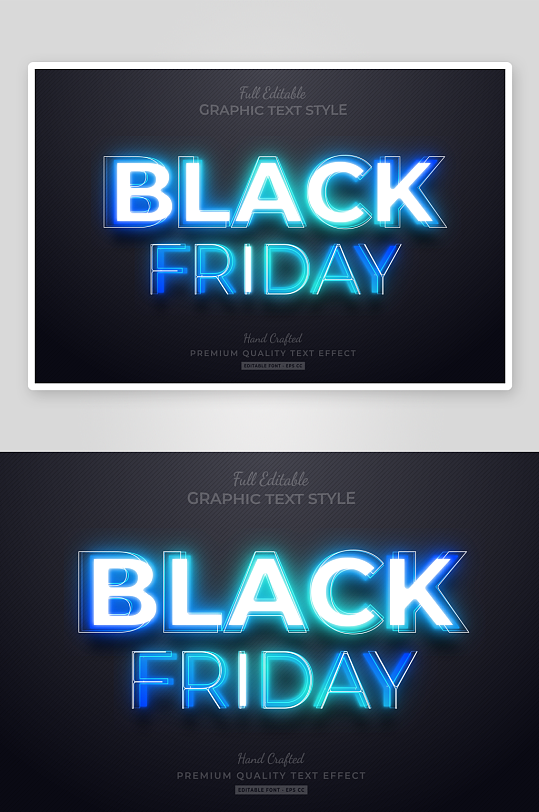 3D立体EPS艺术字效果-众图网