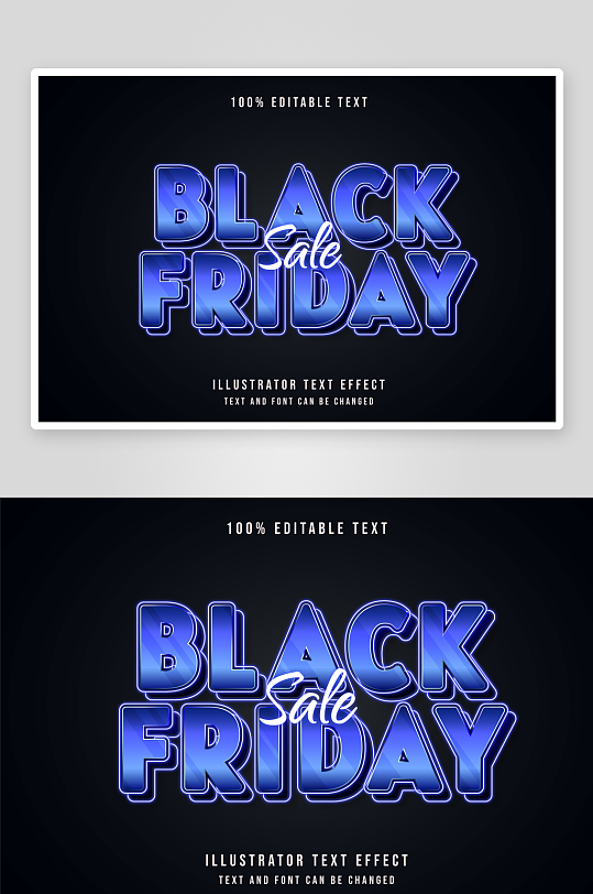 3D立体EPS艺术字效果-众图网