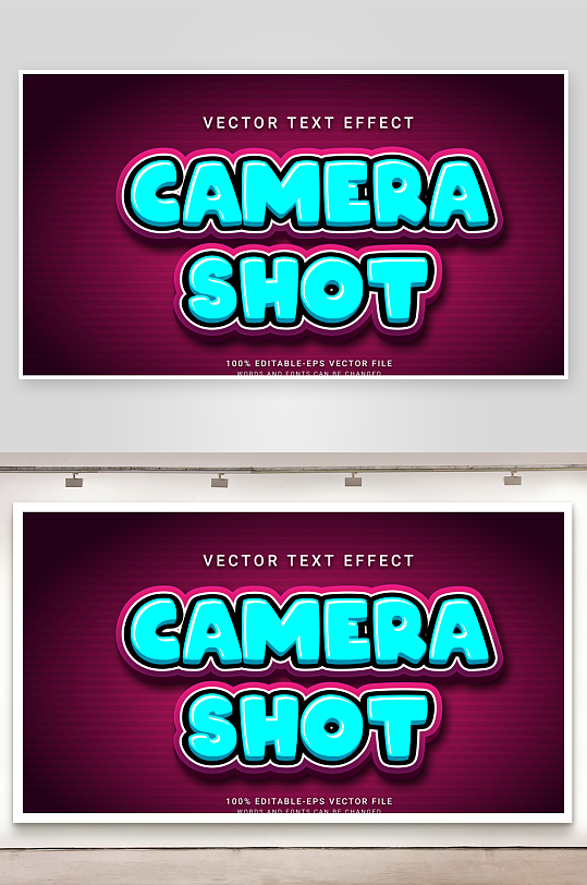 3D立体可编辑艺术字-众图网