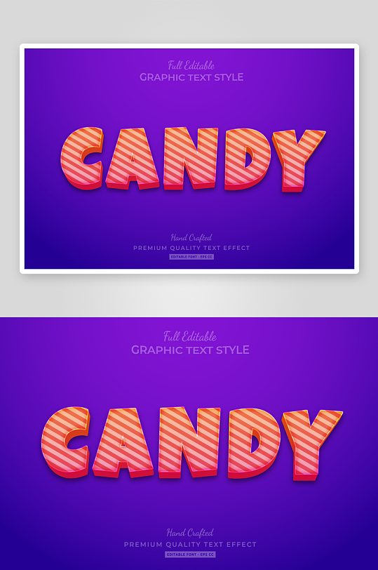 3D立体可编辑艺术字-众图网