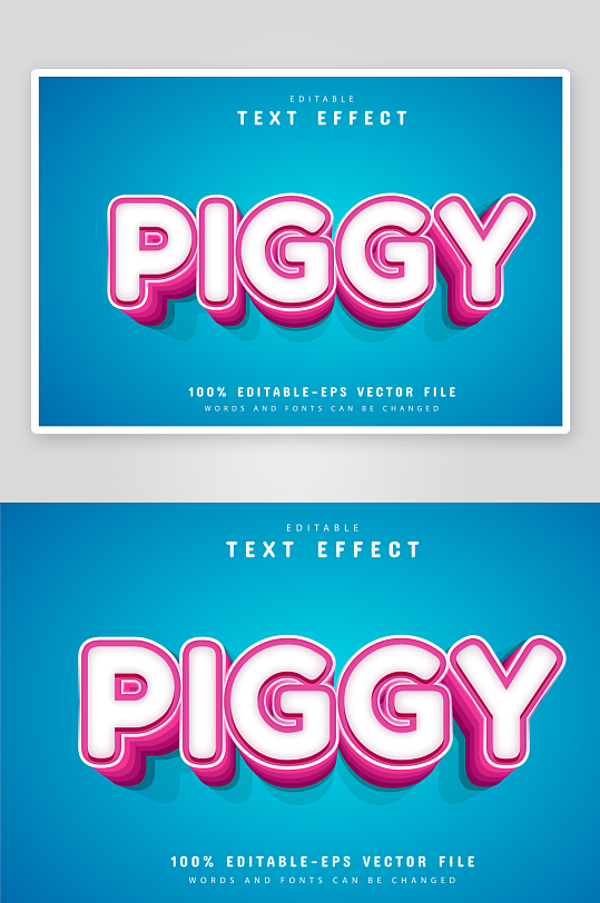 3D立体可编辑艺术字-众图网