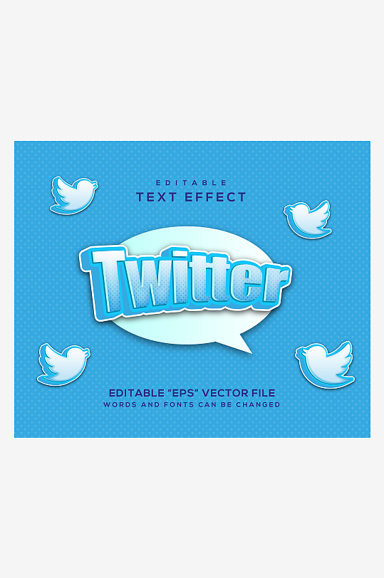 3D立体艺术字效果-众图网