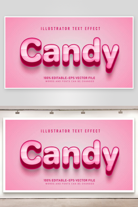 3D立体EPS艺术字-众图网