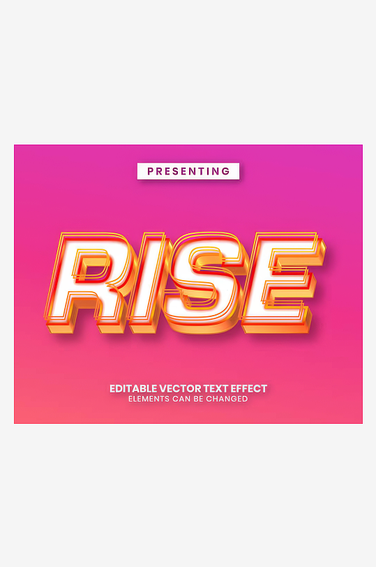 3D立体EPS艺术字-众图网