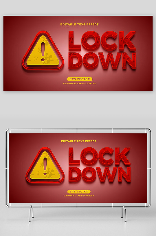 3D立体EPS艺术字-众图网