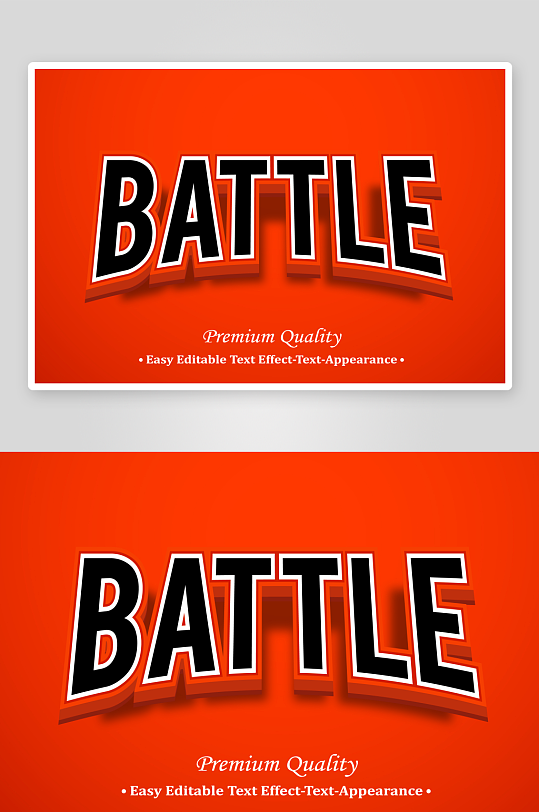 3D立体EPS艺术字效果-众图网