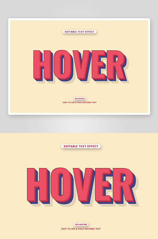 3D立体可编辑艺术字-众图网