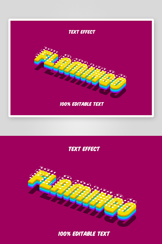 3D立体EPS艺术字-众图网