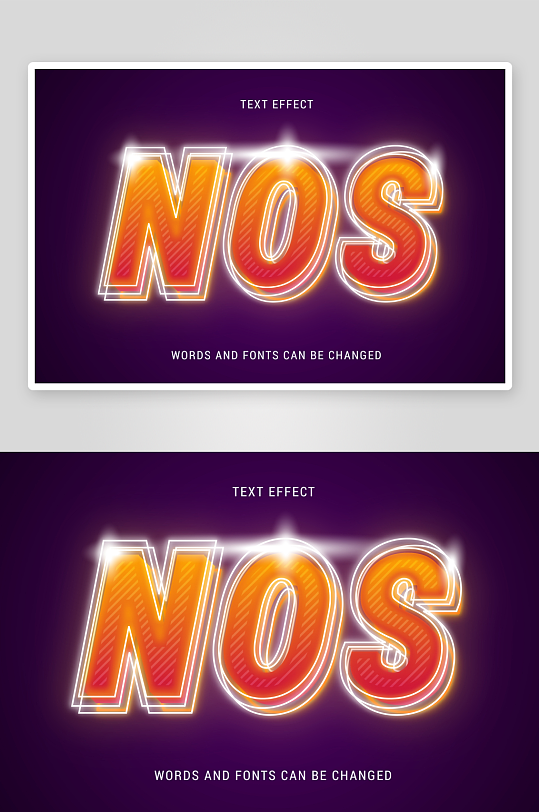 3D立体EPS艺术字效果-众图网