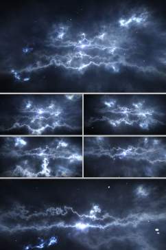 宇宙星空云层乌云视频素材