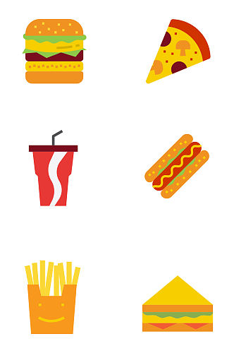 美味的食物食品插画图标