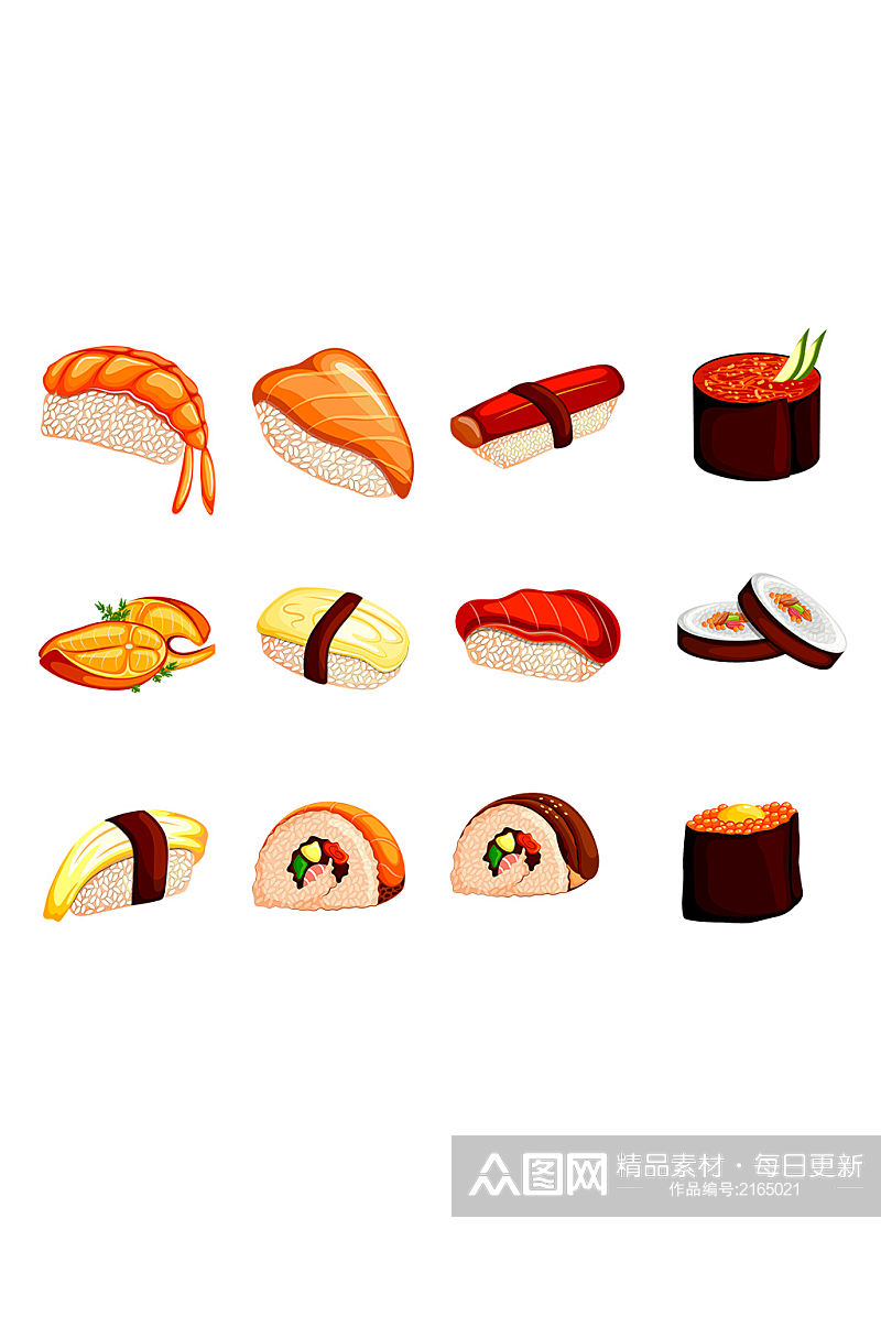 日料食物寿司设计素材素材