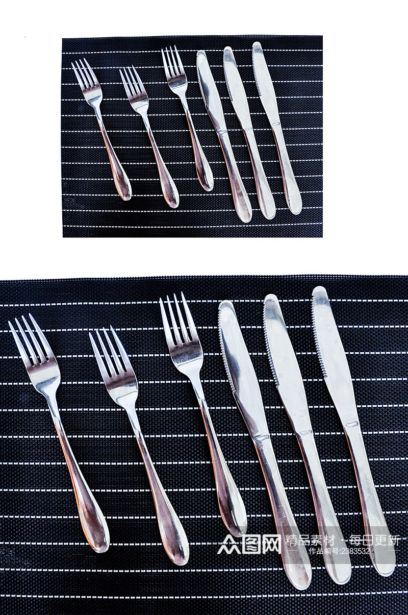 刀叉西餐厅刀具素材素材